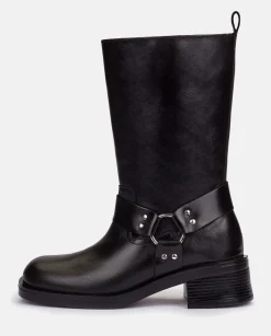 Ankle Boots|Boots|Yokono Heeled Booty SPA-003 Black