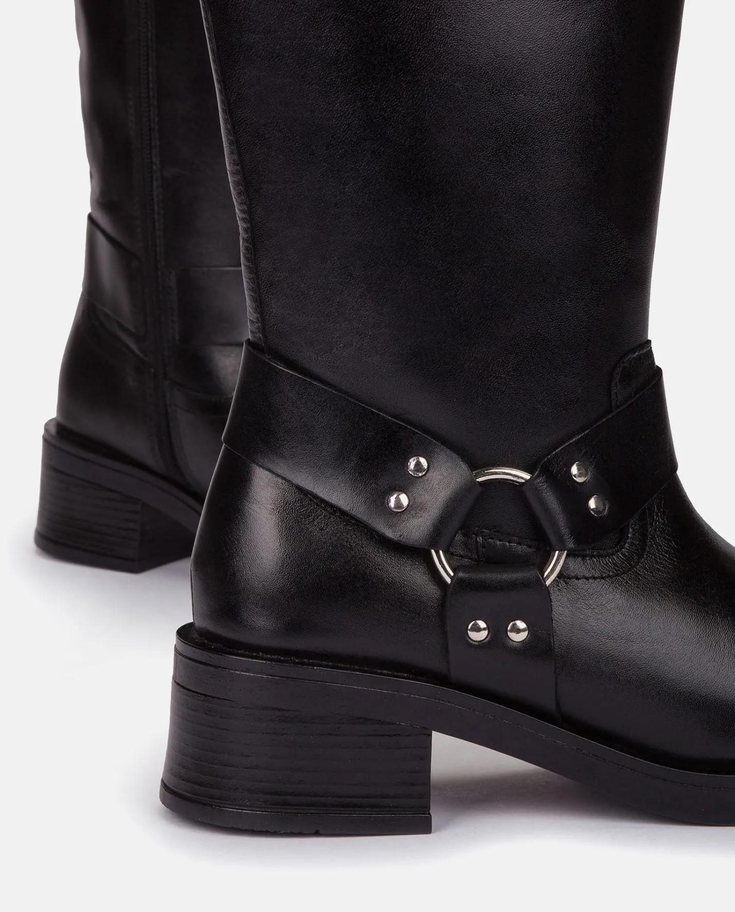 Boots|Yokono Heeled Booty SPA-004 Black
