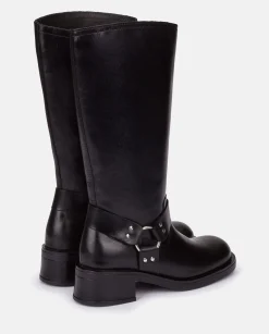 Boots|Yokono Heeled Booty SPA-004 Black