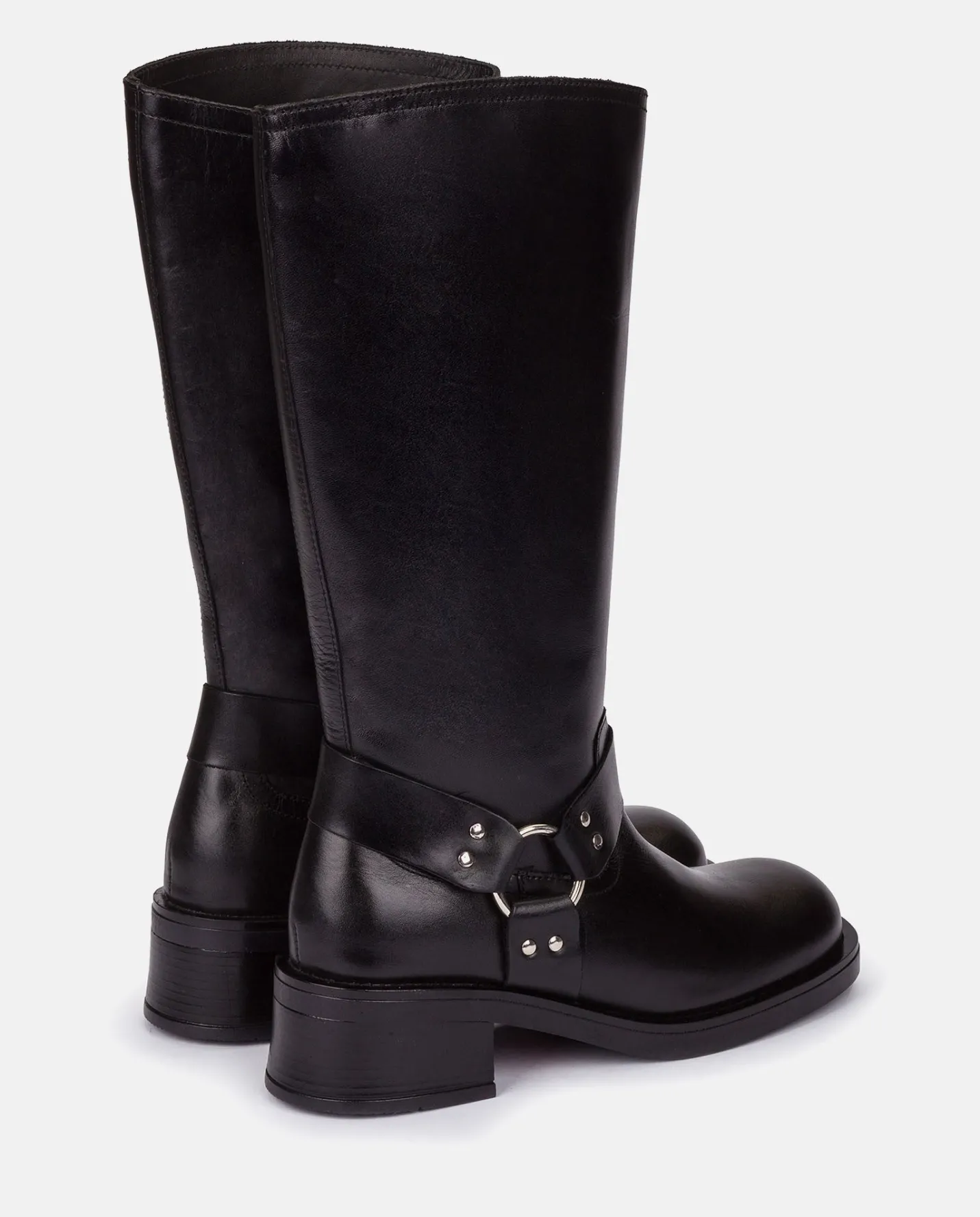 Boots|Yokono Heeled Booty SPA-004 Black