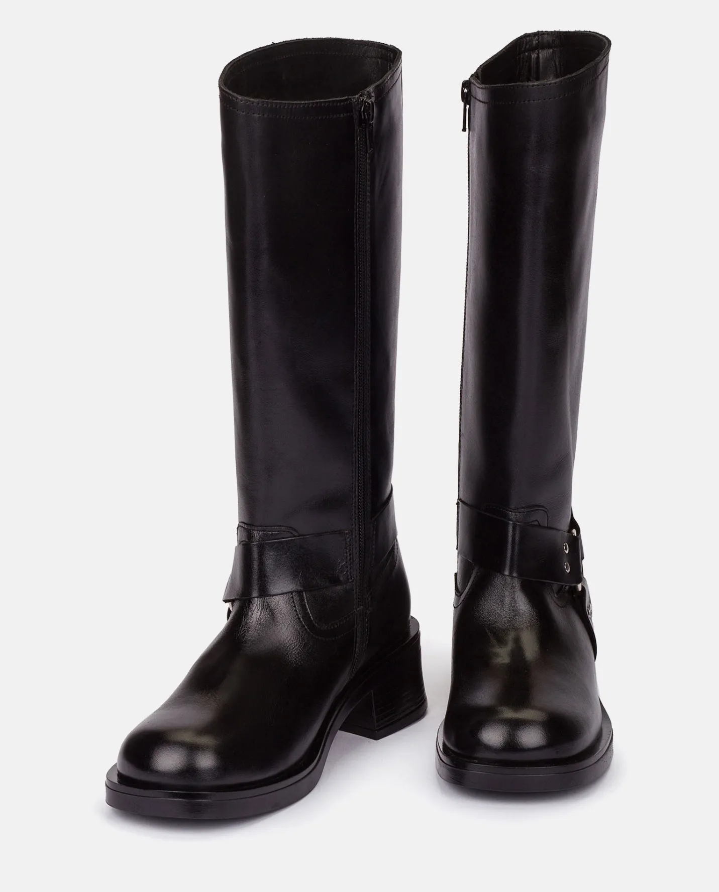 Boots|Yokono Heeled Booty SPA-004 Black