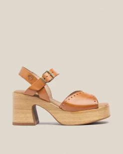 Heeled Sandals|Yokono Heeled Sandal BONAI-002 Brown