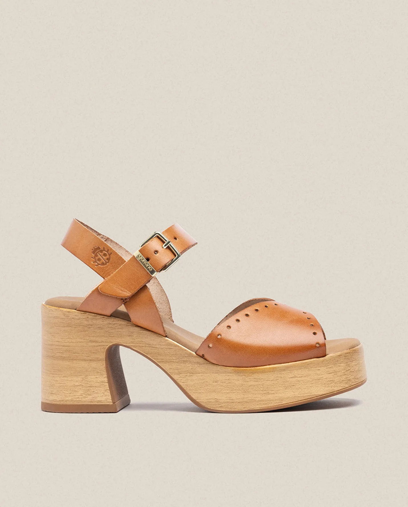 Heeled Sandals|Yokono Heeled Sandal BONAI-002 Brown