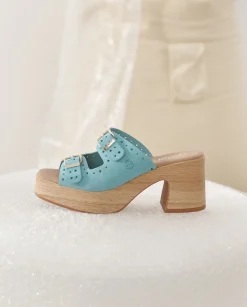 Heeled Sandals|Yokono Heeled Sandal BONAI-003 Green