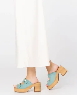 Heeled Sandals|Yokono Heeled Sandal BONAI-003 Green