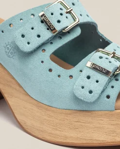 Heeled Sandals|Yokono Heeled Sandal BONAI-003 Green