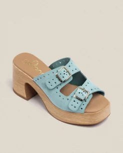 Heeled Sandals|Yokono Heeled Sandal BONAI-003 Green