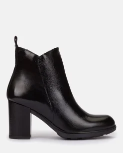 Ankle Boots|Yokono Heeled Shoe KIEL-002 Black