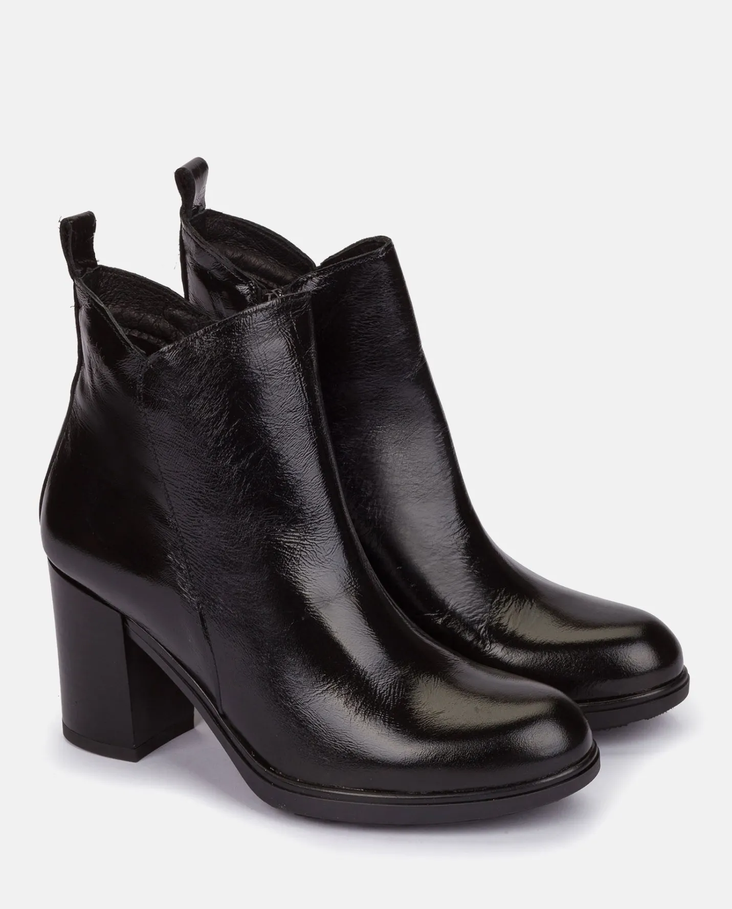 Ankle Boots|Yokono Heeled Shoe KIEL-002 Black