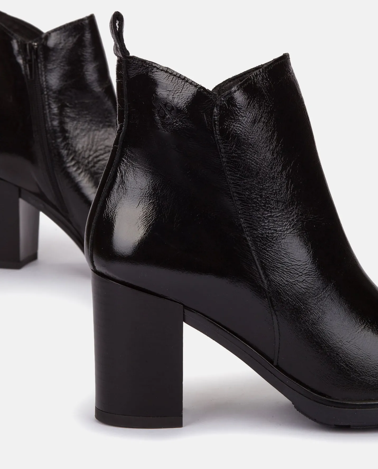Ankle Boots|Yokono Heeled Shoe KIEL-002 Black
