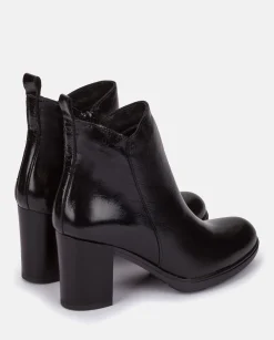 Ankle Boots|Yokono Heeled Shoe KIEL-002 Black