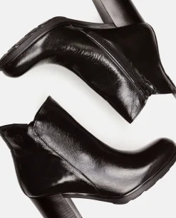 Ankle Boots|Yokono Heeled Shoe KIEL-002 Black