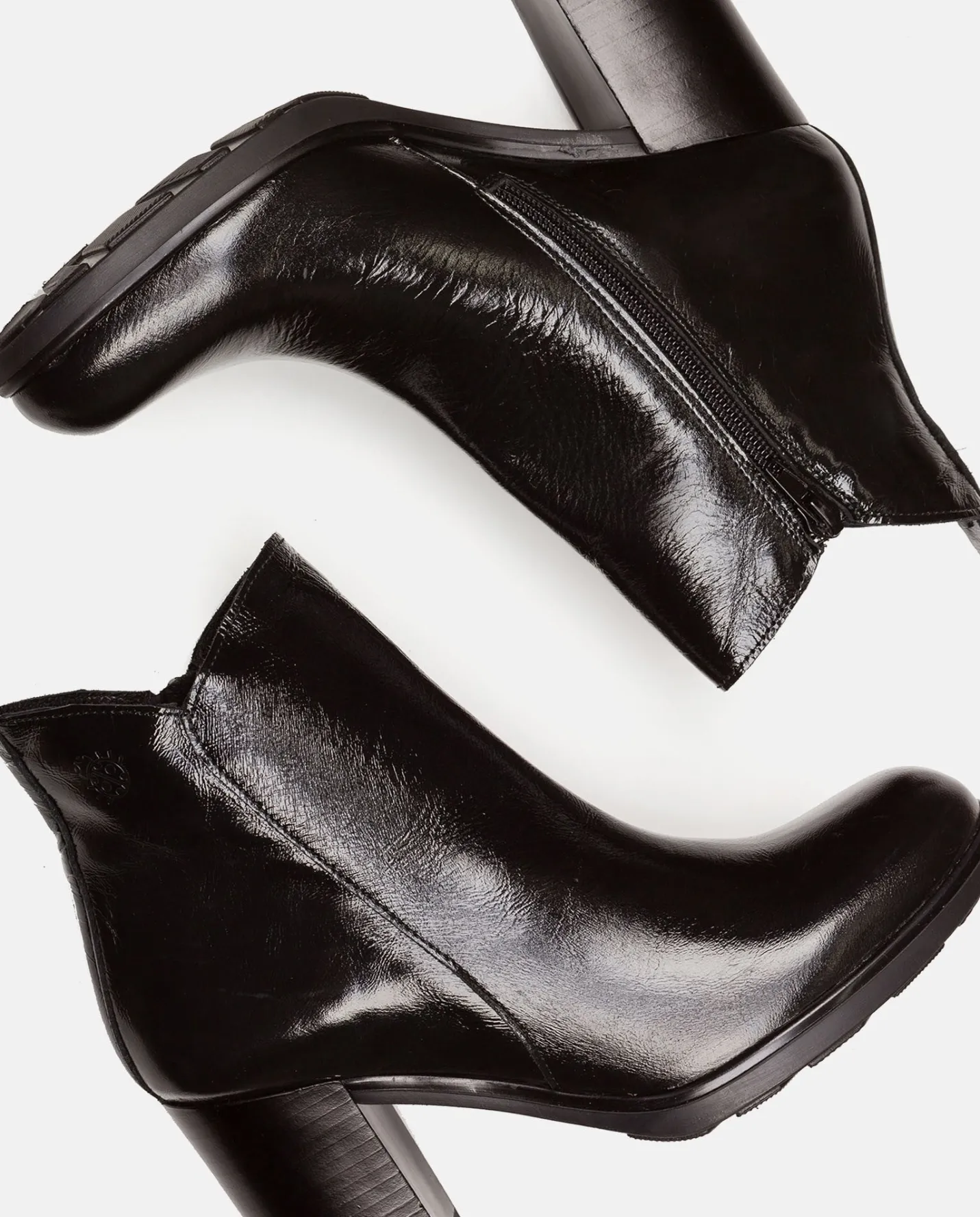 Ankle Boots|Yokono Heeled Shoe KIEL-002 Black