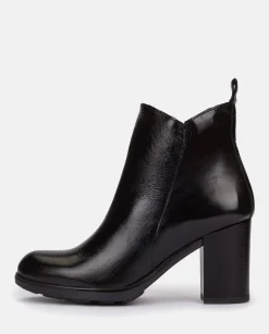 Ankle Boots|Yokono Heeled Shoe KIEL-002 Black