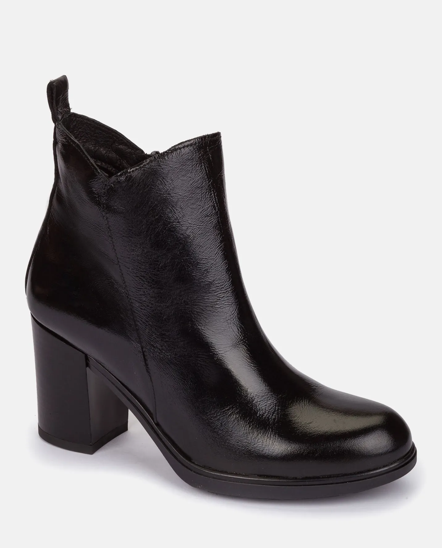 Ankle Boots|Yokono Heeled Shoe KIEL-002 Black