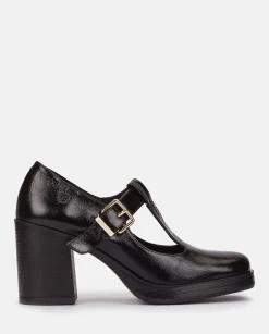 Shoes|Yokono Heeled Shoe KOLIN-002 Black