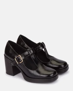 Shoes|Yokono Heeled Shoe KOLIN-002 Black