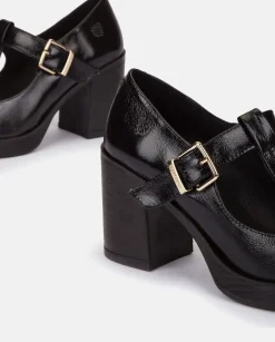 Shoes|Yokono Heeled Shoe KOLIN-002 Black