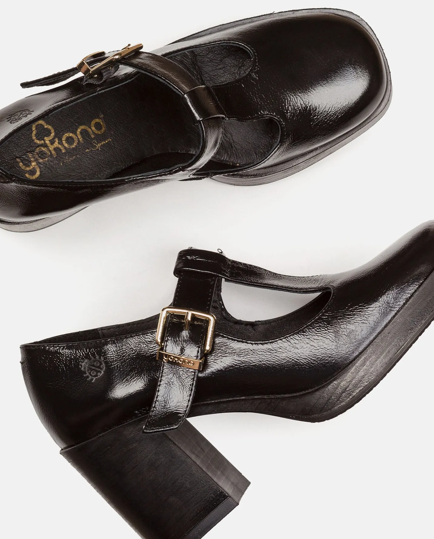 Shoes|Yokono Heeled Shoe KOLIN-002 Black