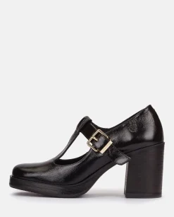 Shoes|Yokono Heeled Shoe KOLIN-002 Black