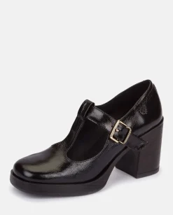 Shoes|Yokono Heeled Shoe KOLIN-002 Black