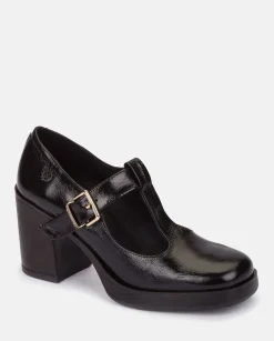 Shoes|Yokono Heeled Shoe KOLIN-002 Black