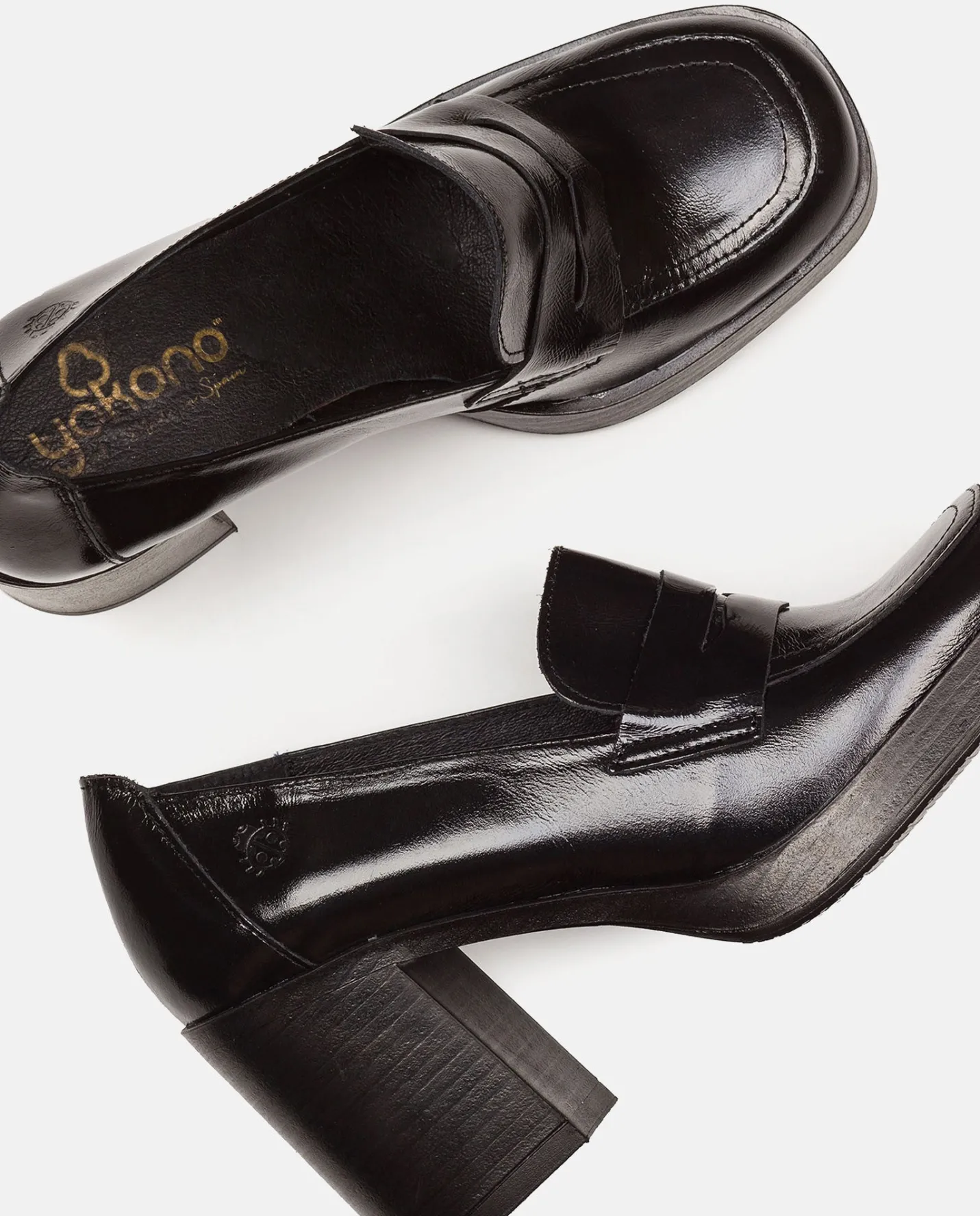 Shoes|Yokono Heeled Shoe KOLIN-004 Black