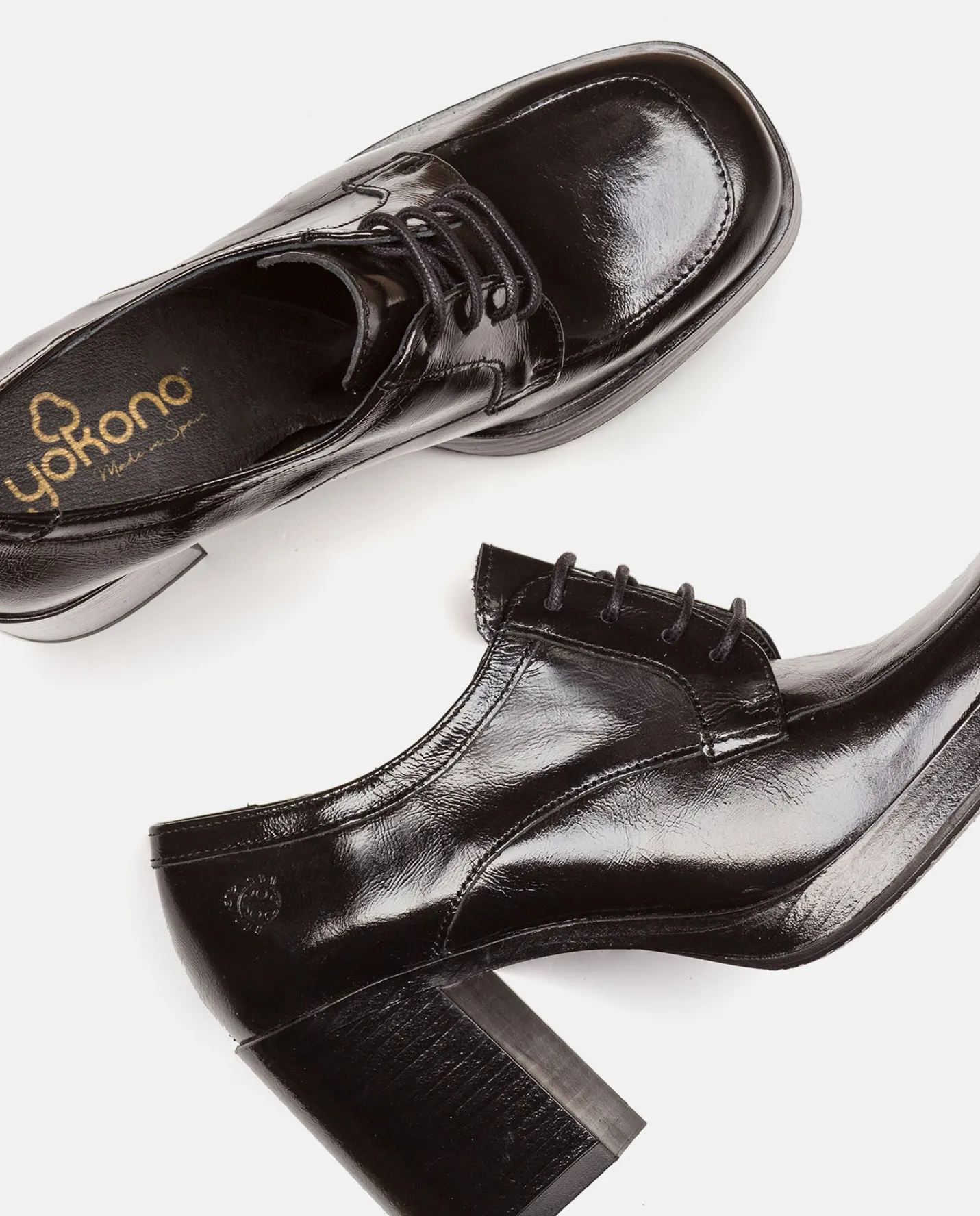 Shoes|Yokono Heeled Shoe KOLIN-003 Black