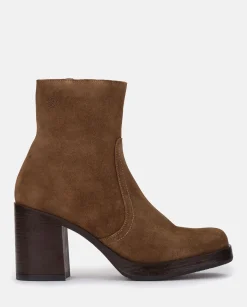 Ankle Boots|Yokono Heeled Shoe KOLIN-001 Brown