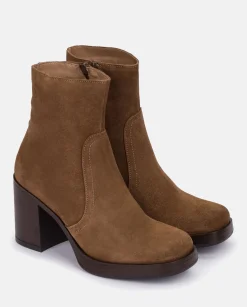 Ankle Boots|Yokono Heeled Shoe KOLIN-001 Brown