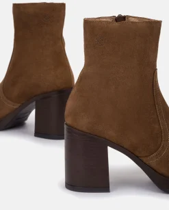 Ankle Boots|Yokono Heeled Shoe KOLIN-001 Brown