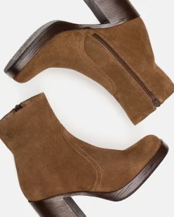 Ankle Boots|Yokono Heeled Shoe KOLIN-001 Brown