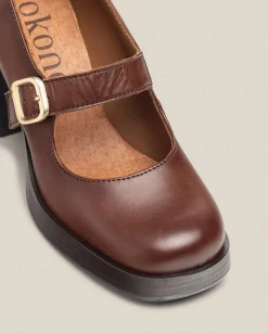 Shoes|Yokono Heeled Shoe KOLIN-010 Brown