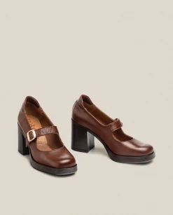 Shoes|Yokono Heeled Shoe KOLIN-010 Brown