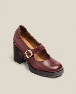 Shoes|Yokono Heeled Shoe KOLIN-010 Burgundy