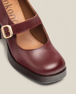 Shoes|Yokono Heeled Shoe KOLIN-010 Burgundy