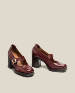 Shoes|Yokono Heeled Shoe KOLIN-010 Burgundy