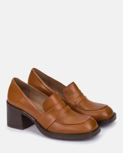 Shoes|Yokono Heeled Shoe LANDAS-001 Brown