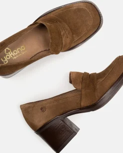 Shoes|Yokono Heeled Shoe LANDAS-001 Brown