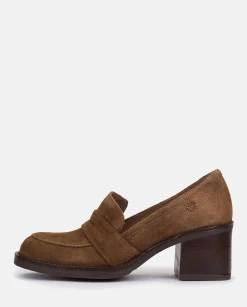 Shoes|Yokono Heeled Shoe LANDAS-001 Brown