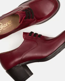 Shoes|Yokono Heeled Shoe LILLE-008 Burgundy