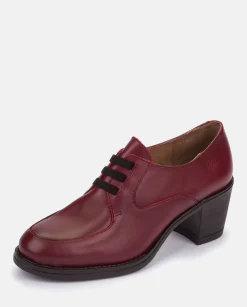 Shoes|Yokono Heeled Shoe LILLE-008 Burgundy