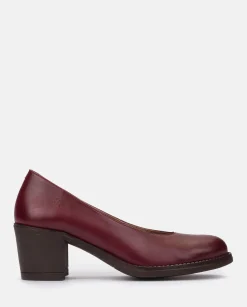 Shoes|Yokono Heeled Shoe LILLE-007 Burgundy