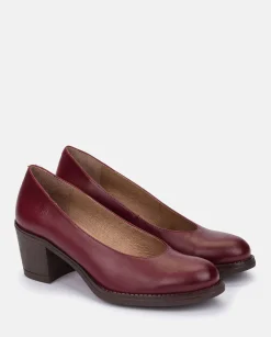 Shoes|Yokono Heeled Shoe LILLE-007 Burgundy