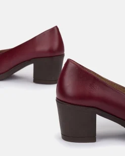 Shoes|Yokono Heeled Shoe LILLE-007 Burgundy
