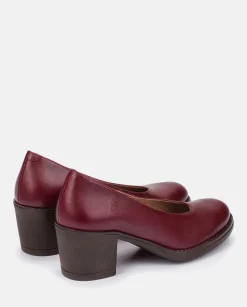 Shoes|Yokono Heeled Shoe LILLE-007 Burgundy