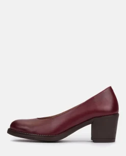 Shoes|Yokono Heeled Shoe LILLE-007 Burgundy