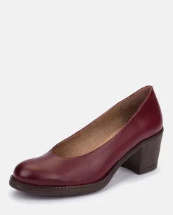Shoes|Yokono Heeled Shoe LILLE-007 Burgundy