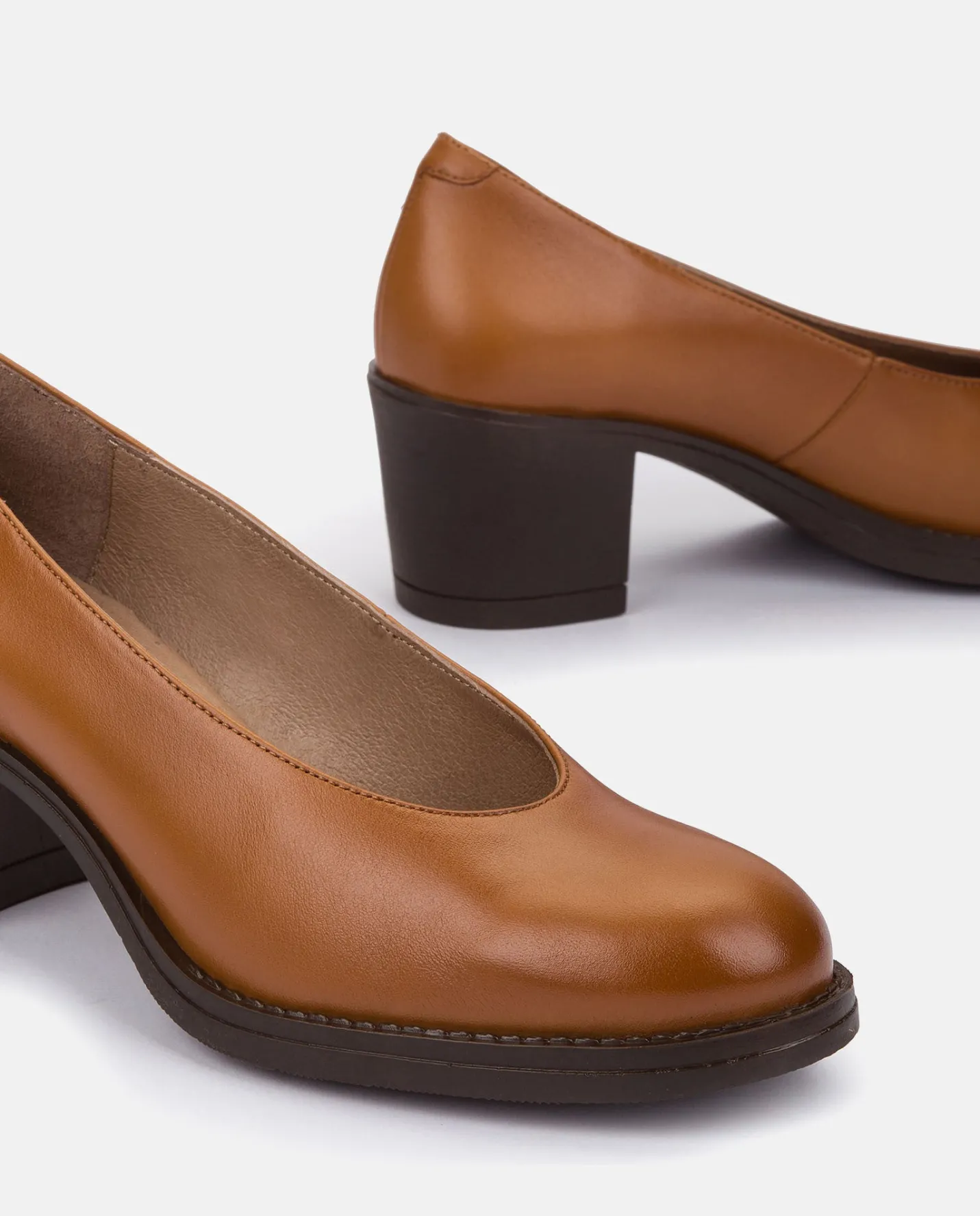 Shoes|Yokono Heeled Shoe LILLE-007 Leather