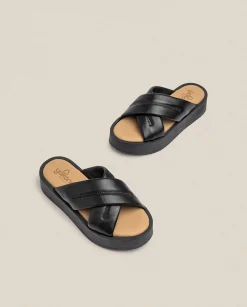 Platform Sandals|Yokono Platform Sandal CARMEN-004 Black